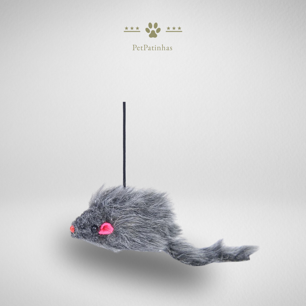 Jouet interactif en peluche pour chat