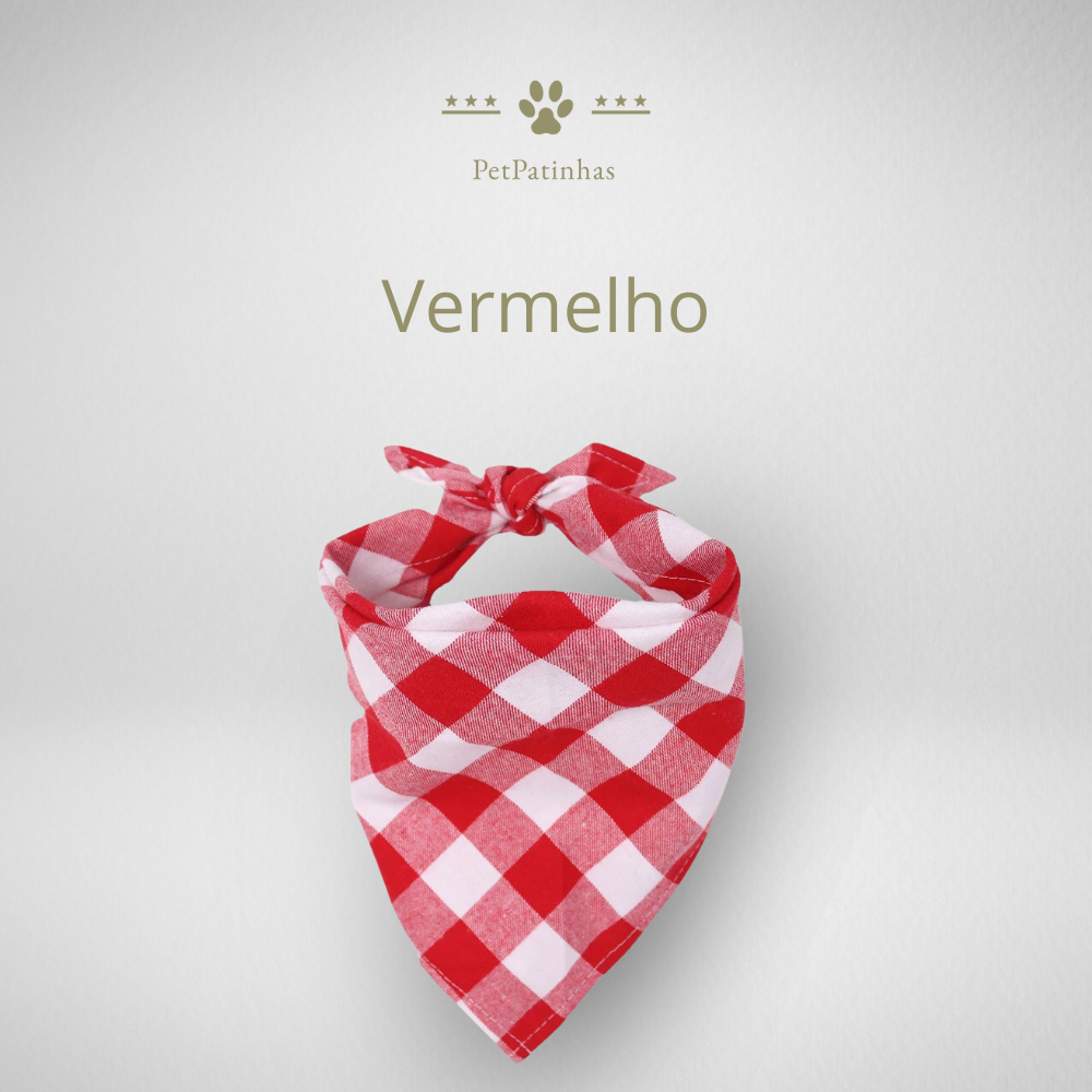 Bandana à carreaux classique
