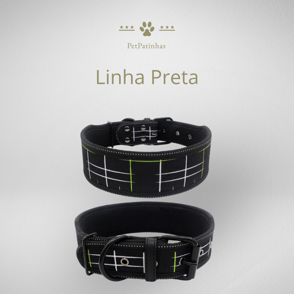 Coleira Refletiva Ajustável para Cães