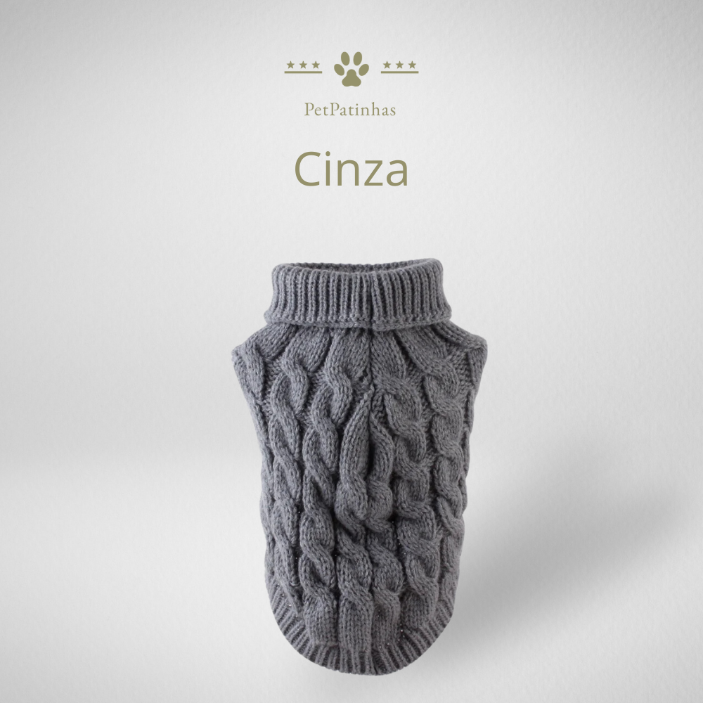 Pull tricoté chaud pour chat