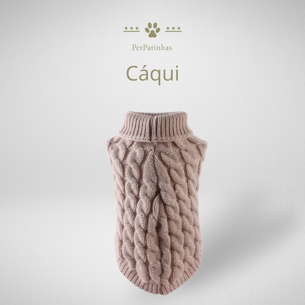 Pull tricoté chaud pour chat