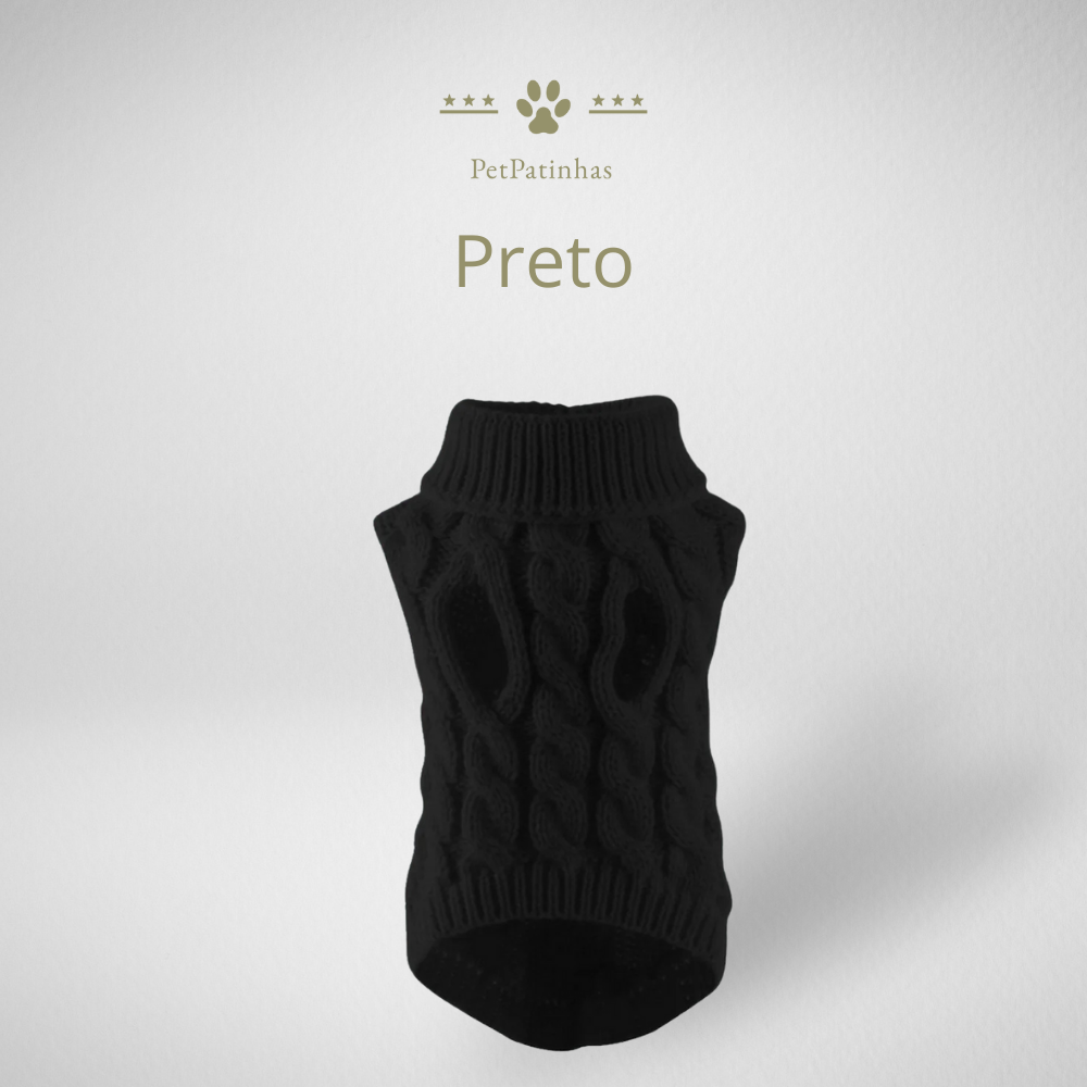 Pull tricoté chaud pour chat