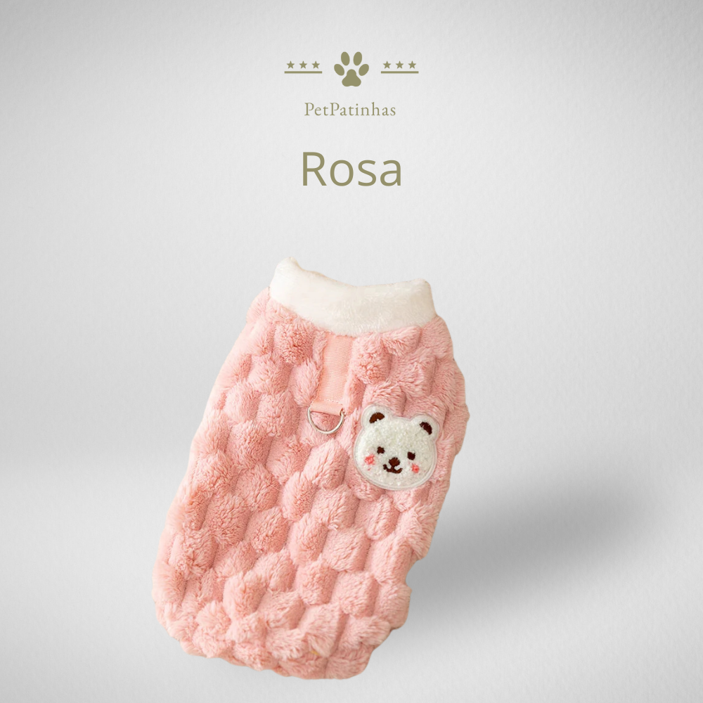Manteau en peluche pour chat