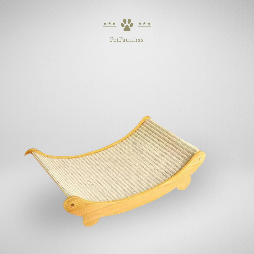 Griffoir multifonctionnel en bois pour chat
