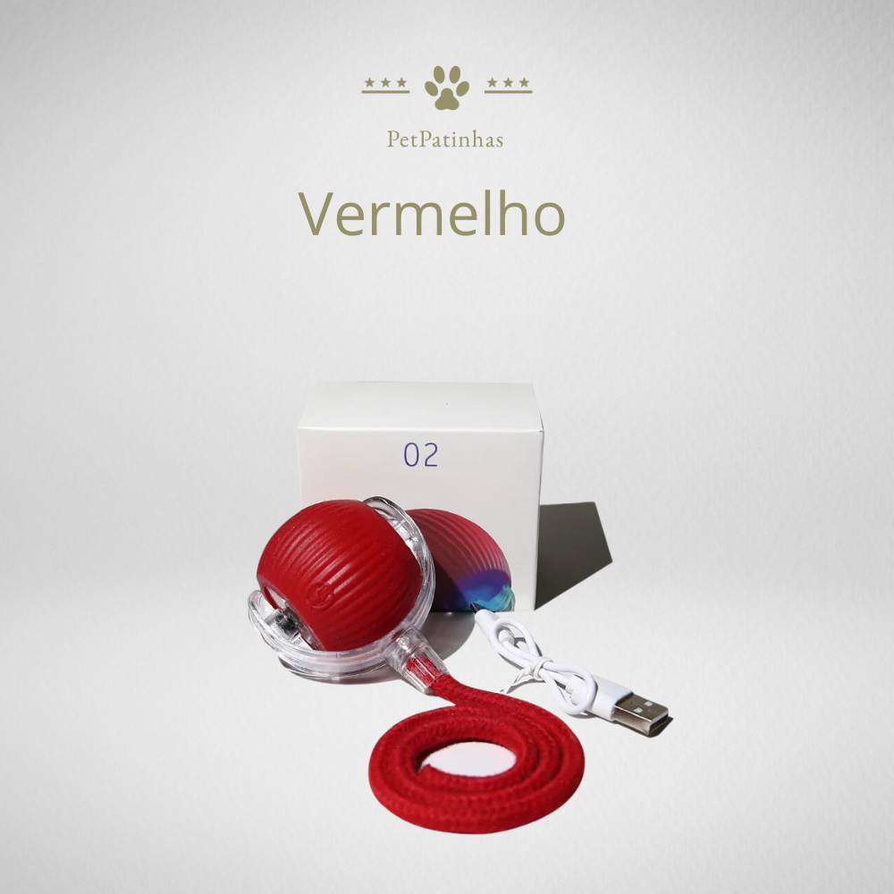 Balle interactive automatique pour chats