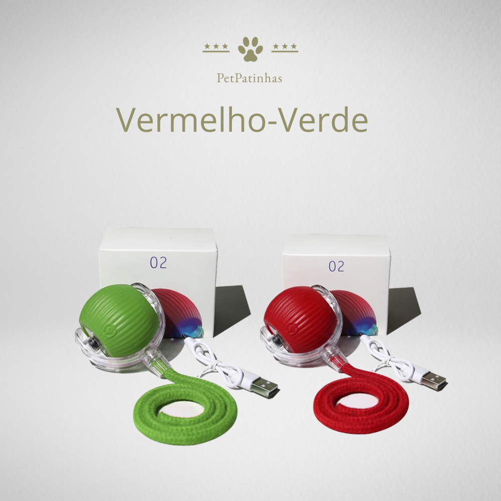 Balle interactive automatique pour chats