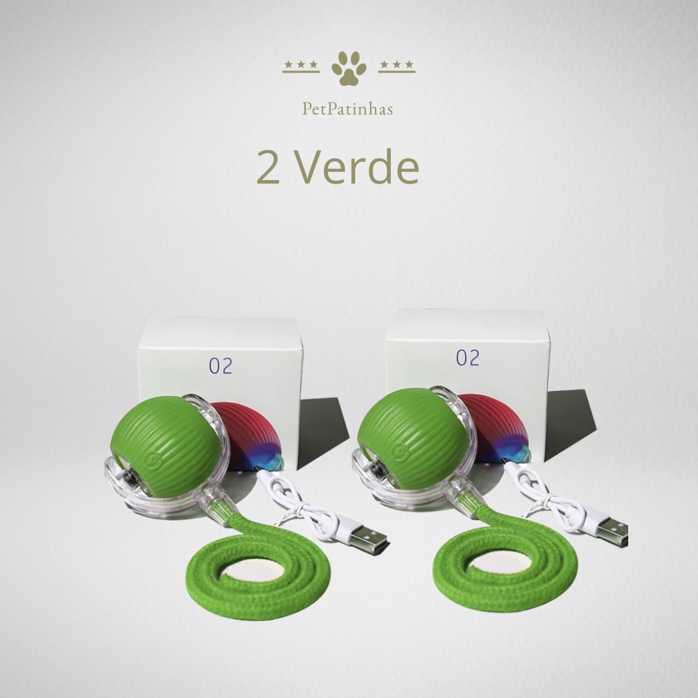 Balle interactive automatique pour chats