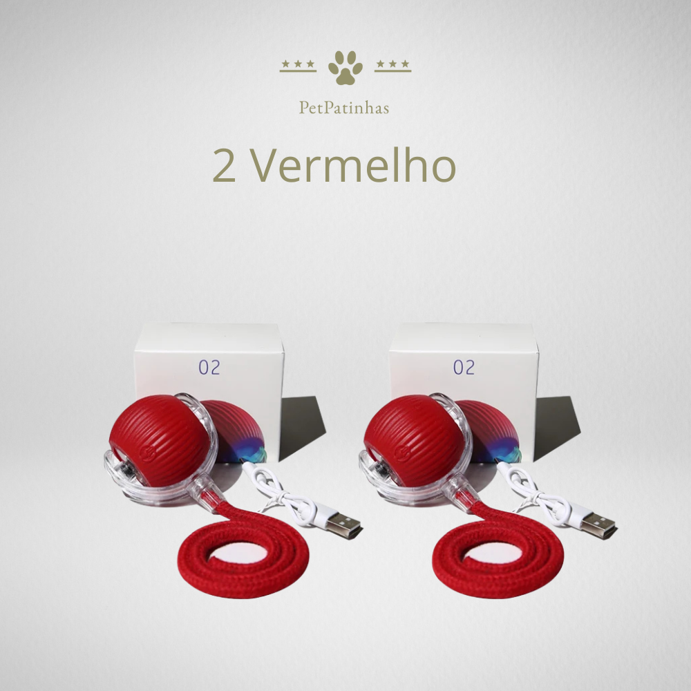 Balle interactive automatique pour chats