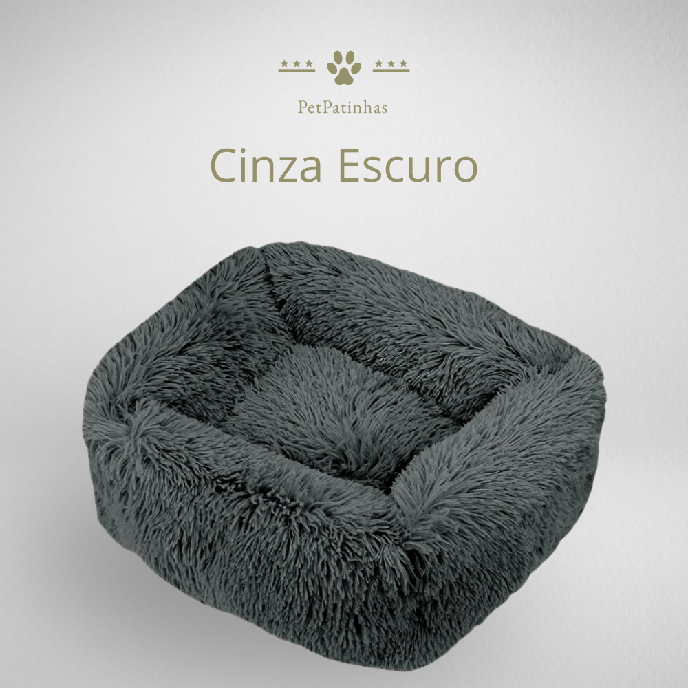 Cama Retangular de Pelúcia