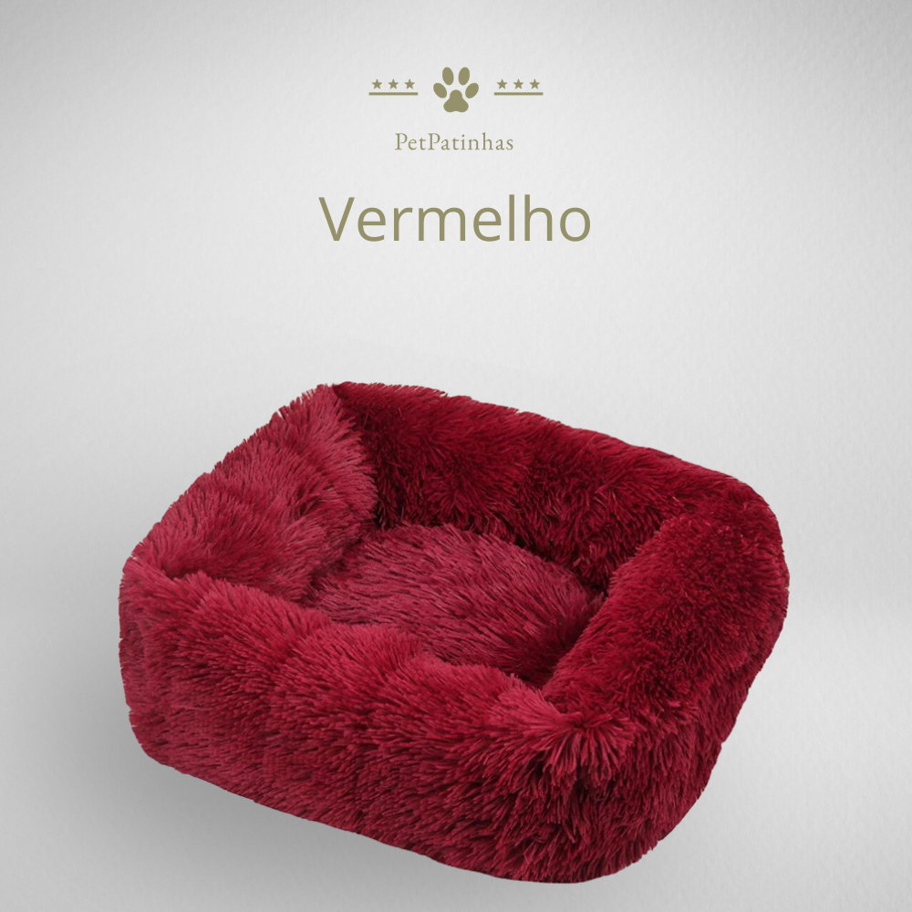 Cama Retangular de Pelúcia
