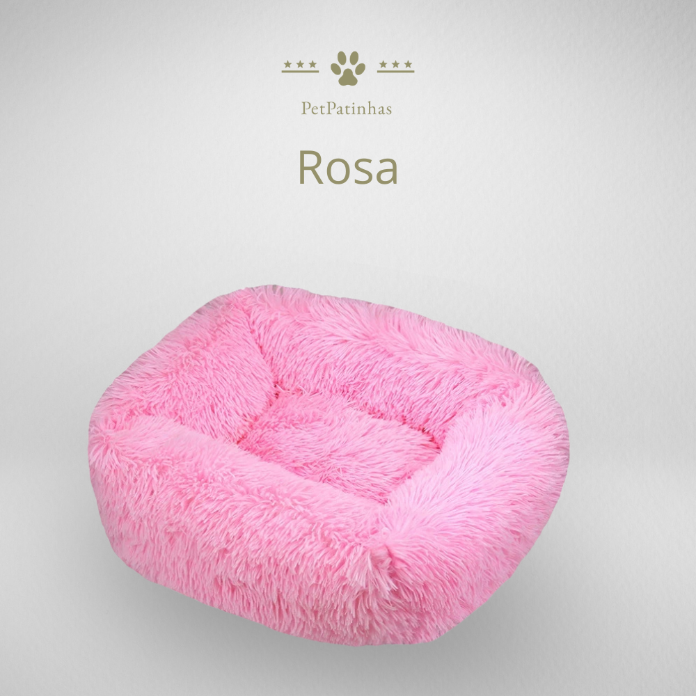 Cama Retangular de Pelúcia