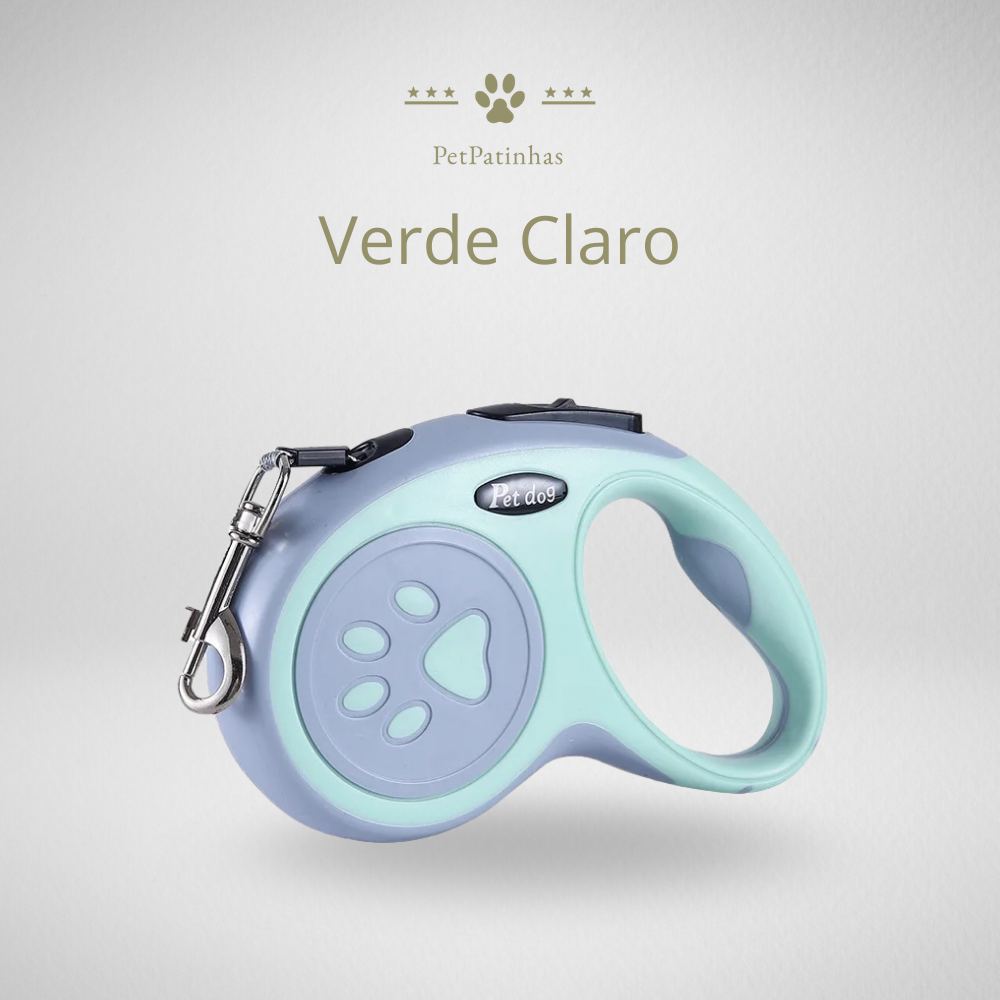 Trela Retrátil Nylon 3m/5m