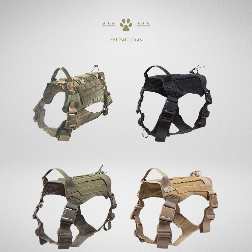 Colete Tático Militar para Cães