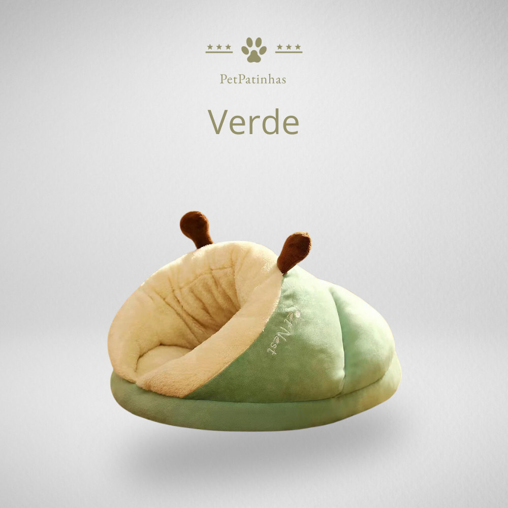 Cama Aconchegante para Cães de Raça Pequena – Design Respirável, Dobrável e Lavável em Forma de Pantufa