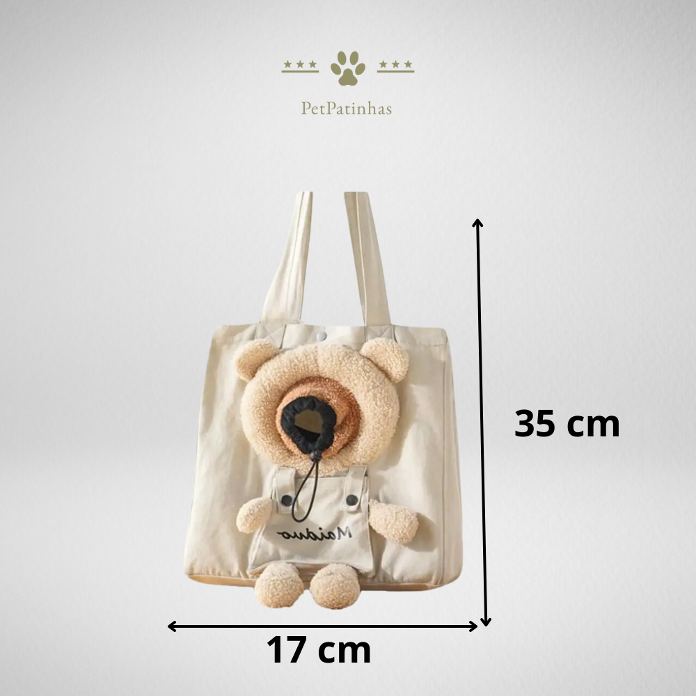 Bolsa transportadora de Ombro Urso Khaki