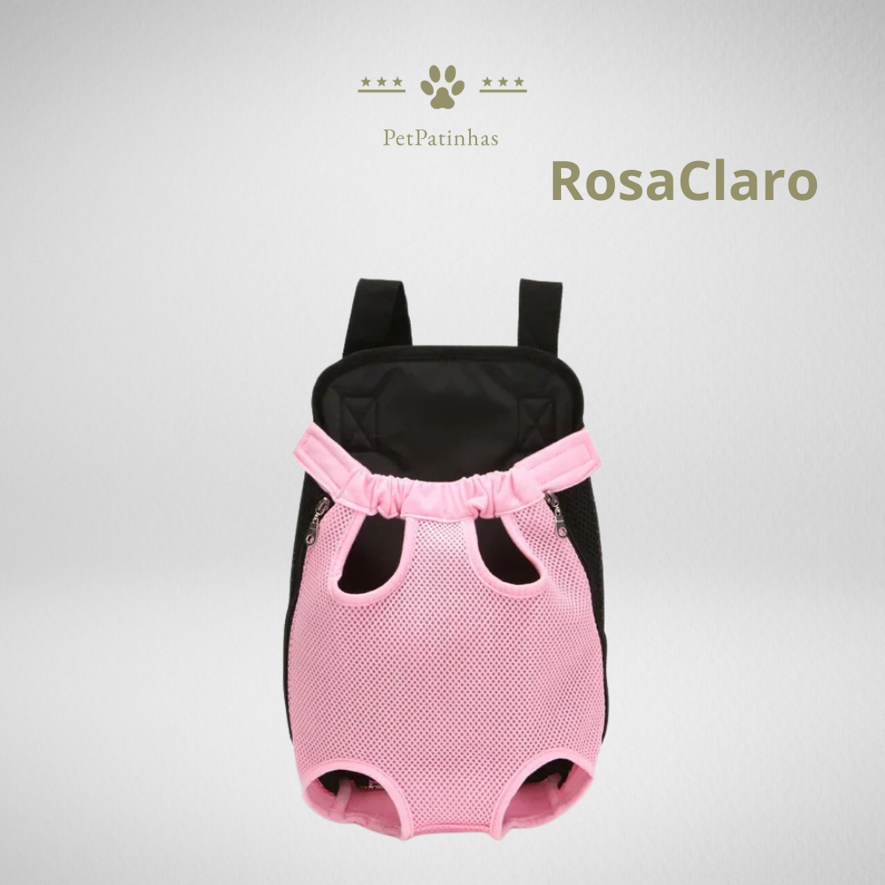 Mochila Respirável Camuflada para Transporte de Cães Pequenos e Gatos