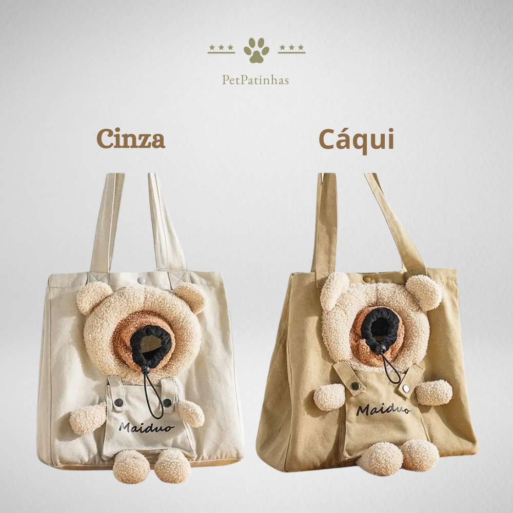 Bolsa transportadora de Ombro Urso Khaki
