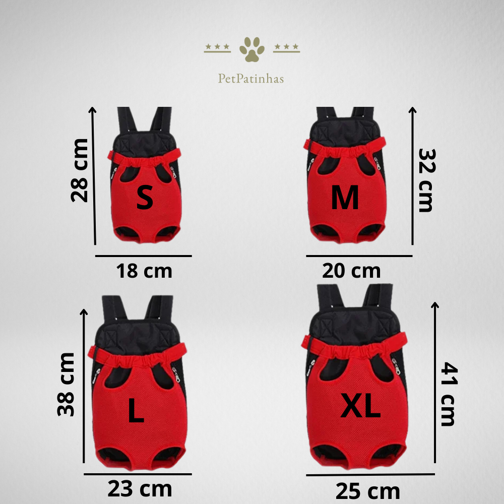 Mochila Respirável Camuflada para Transporte de Cães Pequenos e Gatos