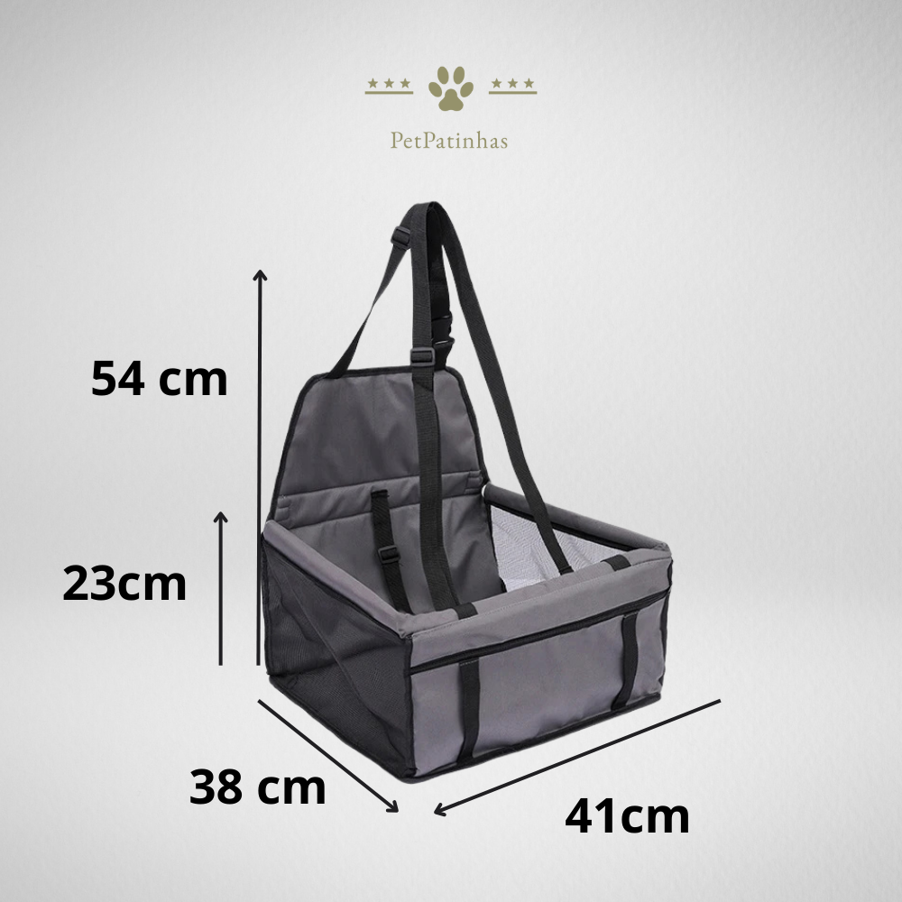 Assento Suspenso de Viagem para Cães e Gatos (Porte Pequeno/Médio)