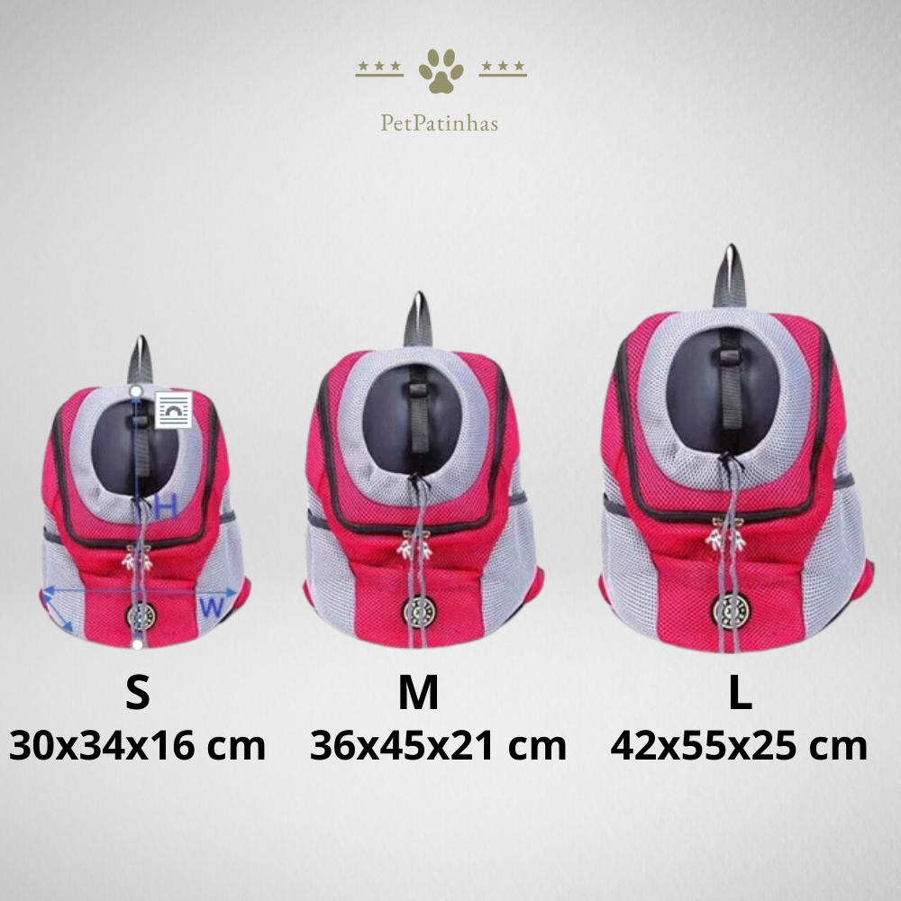 Mochila de Transporte Frontal Respirável para Viagem