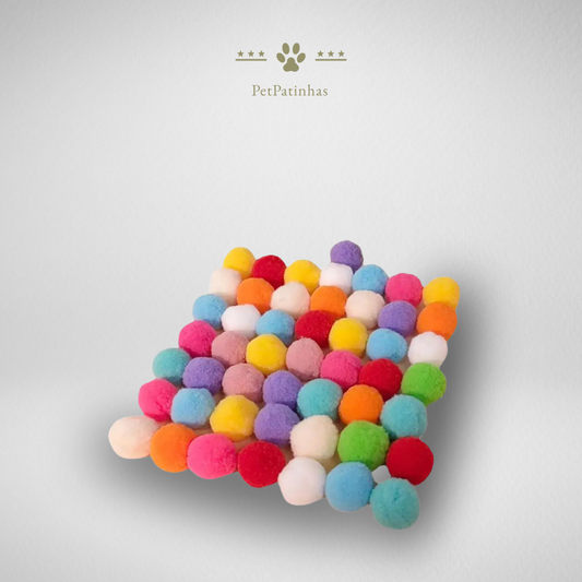 Jouet interactif pour chat avec balles élastiques