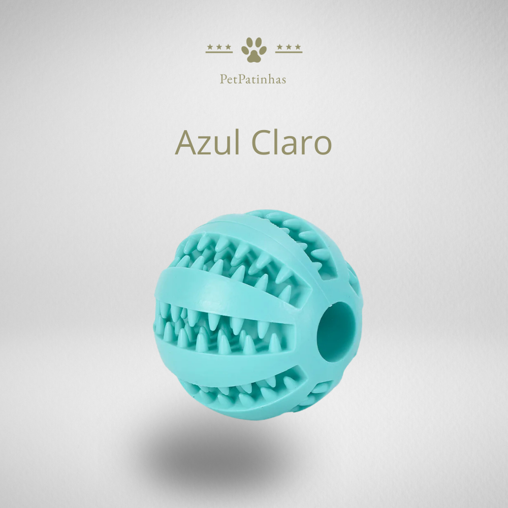 Balle interactive en caoutchouc pour chiens