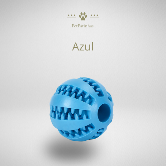 Balle interactive en caoutchouc pour chiens
