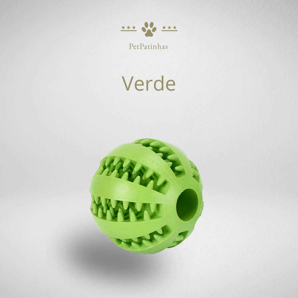 Balle interactive en caoutchouc pour chiens