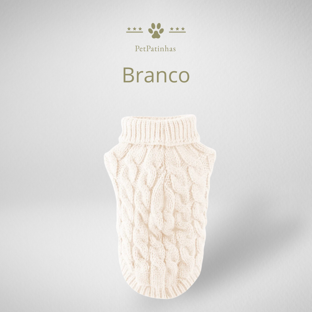 Pull tricoté chaud pour chat