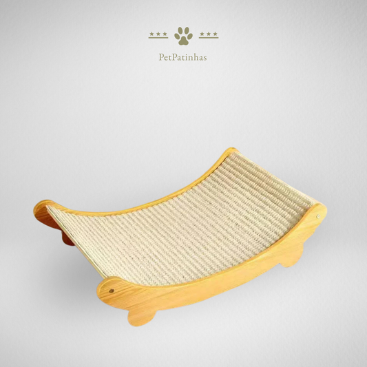 Griffoir multifonctionnel en bois pour chat