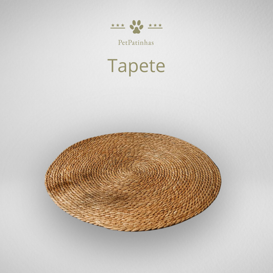 Tapis à gratter en rotin pour chats