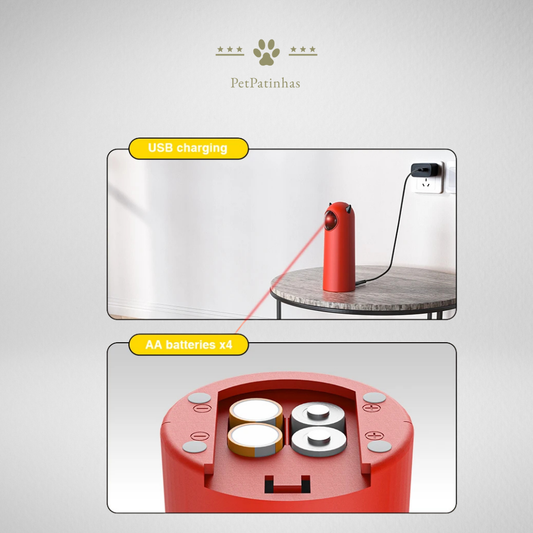 Jouet laser interactif pour chats