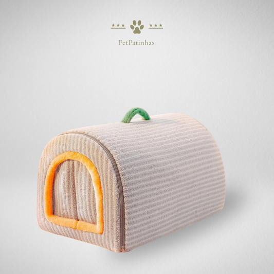 Cama Aconchegante com Alça para Transporte