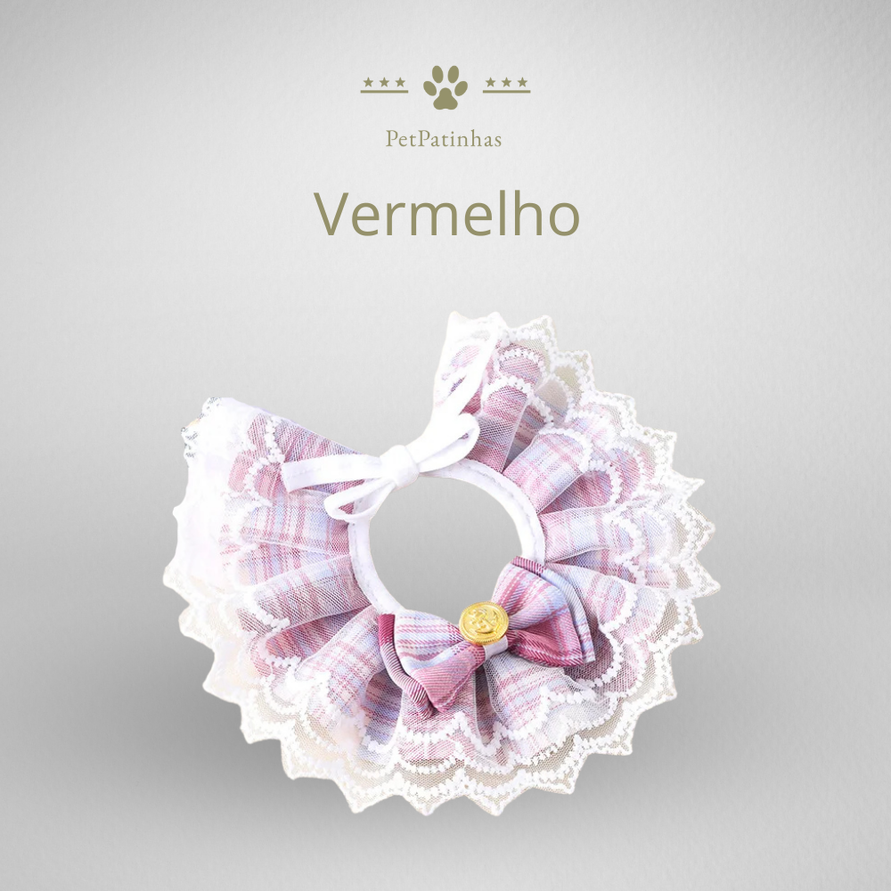 Collier de perles avec nœud en satin pour chats 