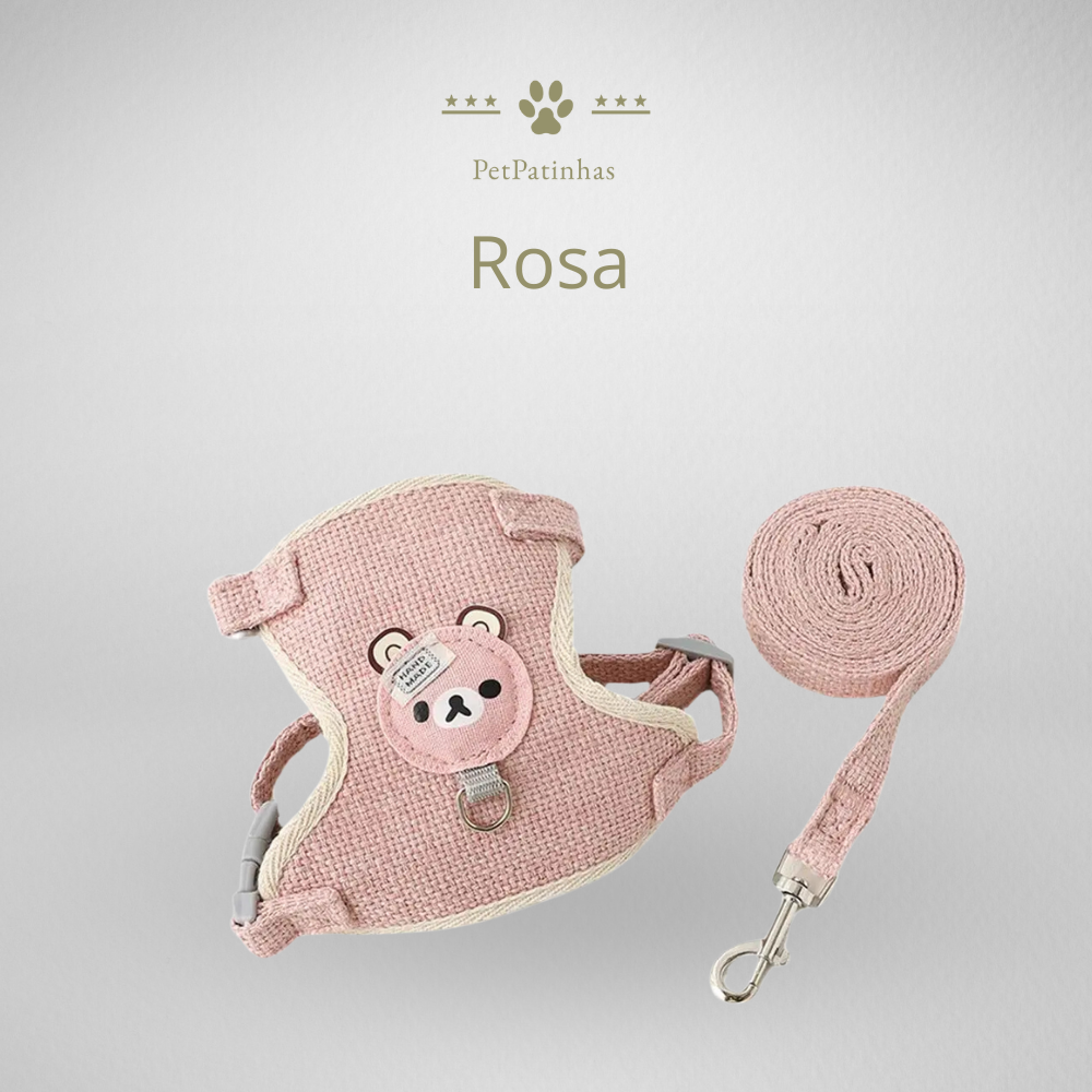 Breathable Harness with Leash 