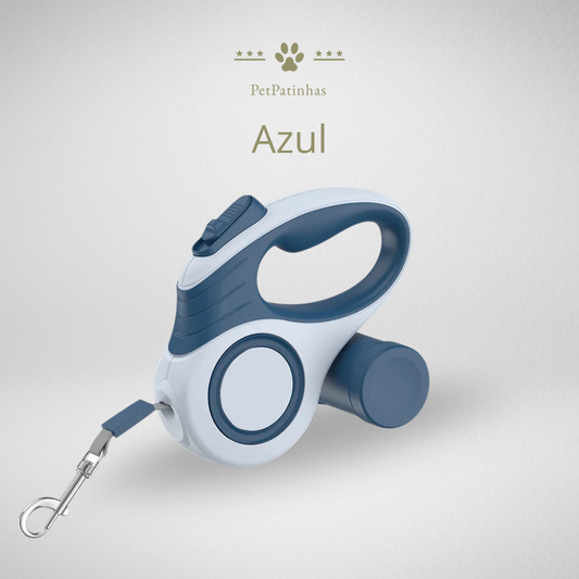 Trela Retrátil Automática 3M/5M para Cães