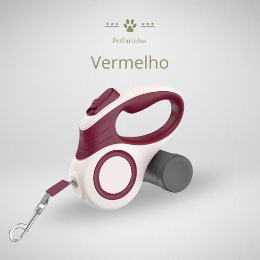 Trela Retrátil Automática 3M/5M para Cães