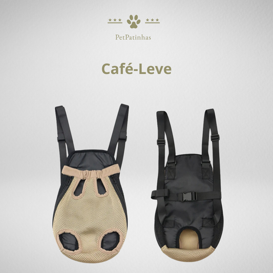 Mochila Transportadora Jeans para Cães Pequenos e Gatos