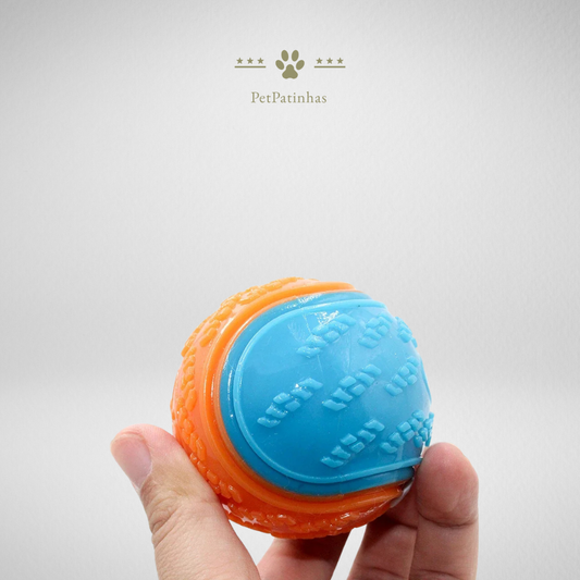 Balle interactive pour chien - Nettoyage des dents et résistance aux morsures