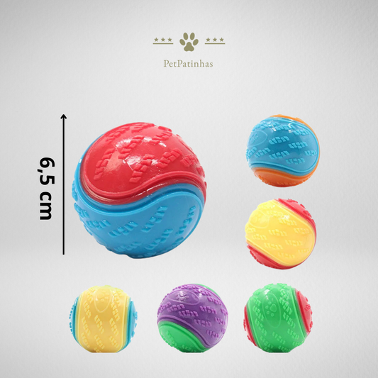 Balle interactive pour chien - Nettoyage des dents et résistance aux morsures