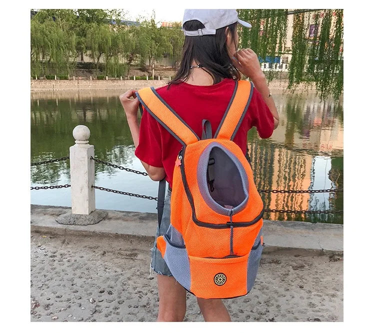 Mochila de Transporte Frontal Respirável para Viagem