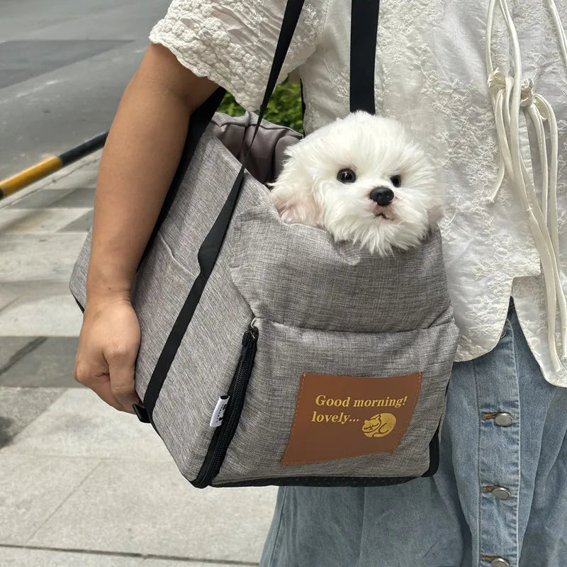 Assento de Viagem para Cães Pequenos – Cama e Transportadora 2 em 1