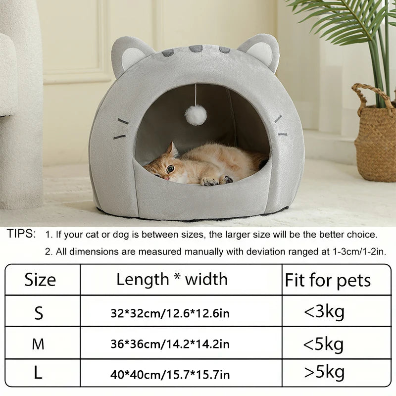 Lit thermique et douillet pour chats